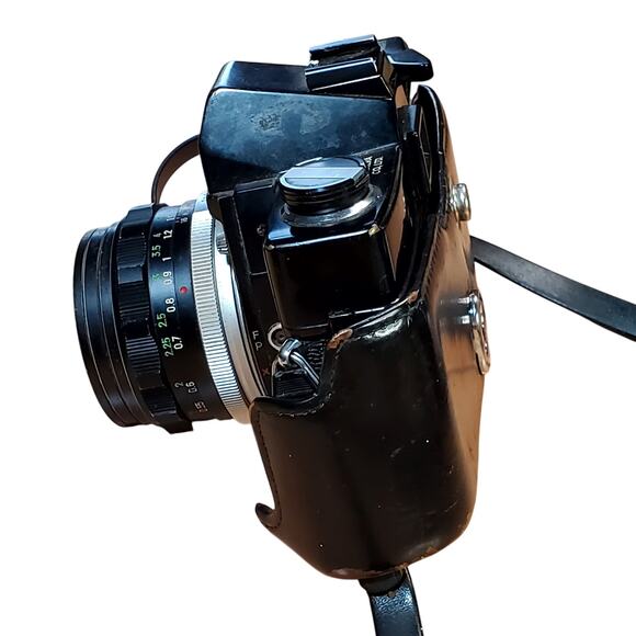 Minolta SRT 101 Film Camera Black MC 55mm f1.7 From Japan with Case - Picture 10 of 15